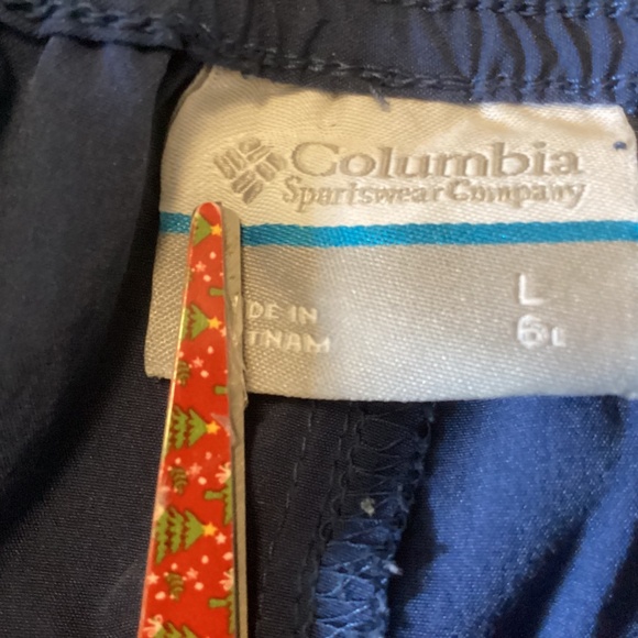 Men’s COLUMBIA PFG OMNI SHADE CARGO BLUE SHORTS SIZE LARGE - Picture 5 of 9